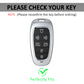 Liquid Silver Key Fob Cover for Hyundai H