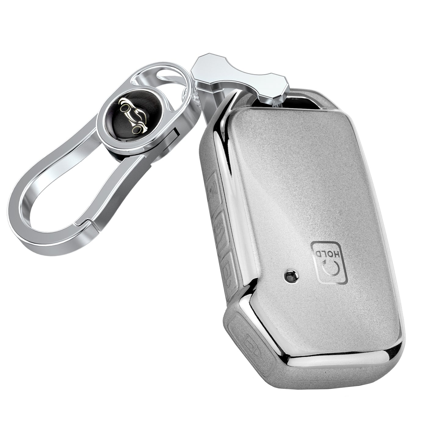 Liquid Silver Key Fob Cover for Kia