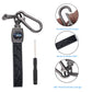 Silver Edge Car Key Case with Leather Key Chain for Subaru