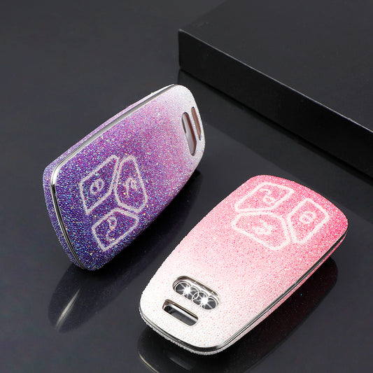 Diamond Key Fob Cover for Audi A4 Q7 Q5 TT A3 A6 SQ5 R8 S5