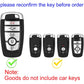 Car Key Fob Cover for Ford Compatible with F150 F250 F350 F450 F550 Edge Explorer Escape Mustang Smart Key