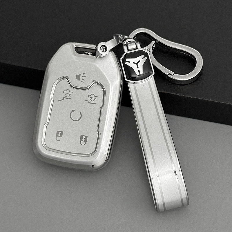 GMC Key Fob Cover Car Key Case Shell with Fashion Keychain