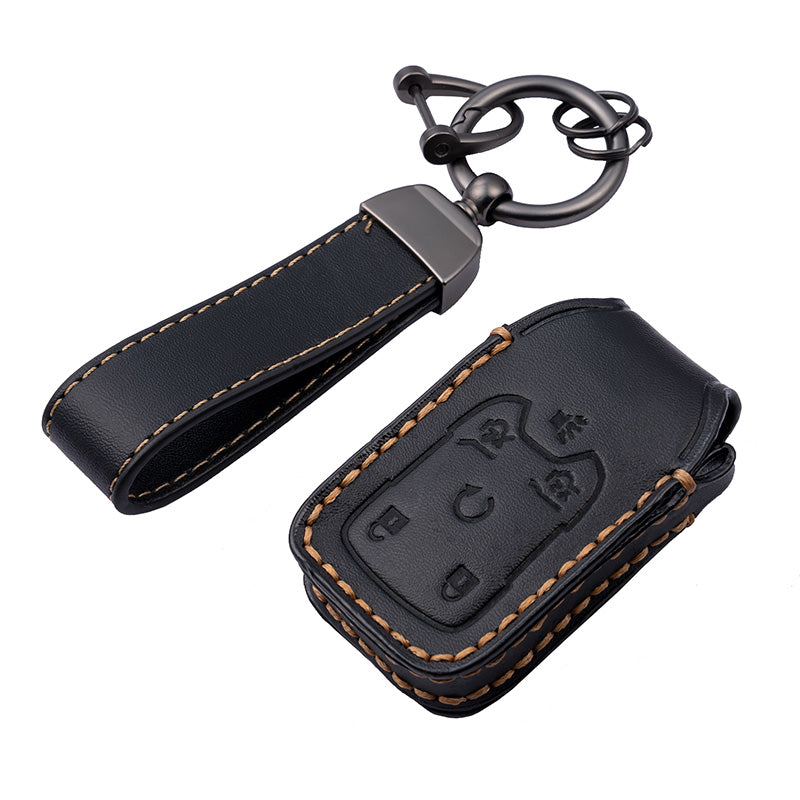 GMC Key Fob Cover Car Key Case Shell with Fashion Keychain